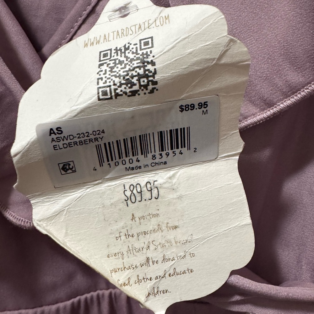 Altar'd State Mauve Wrap Dress - Picture 7 of 7